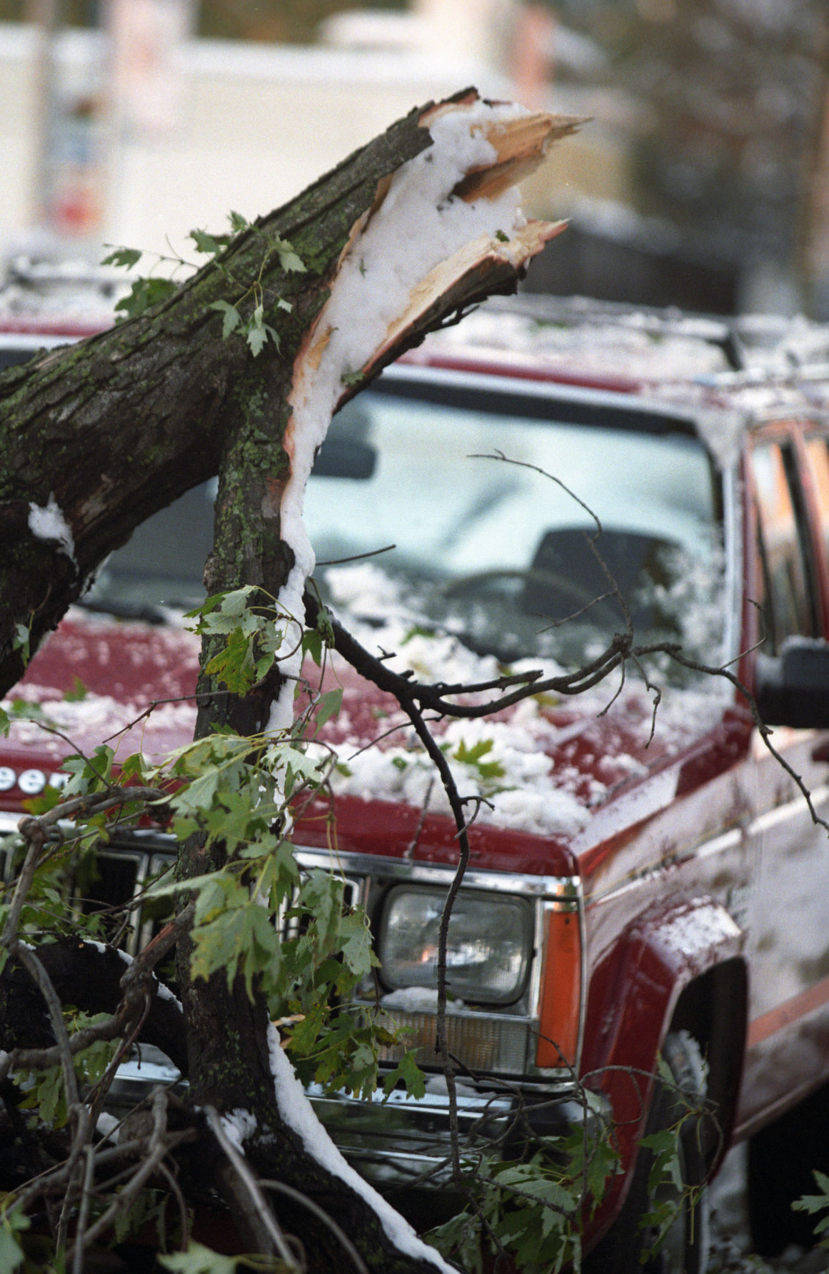 Omaha’s 9.2-inch snowfall doubled the previous record for an October snowstorm.